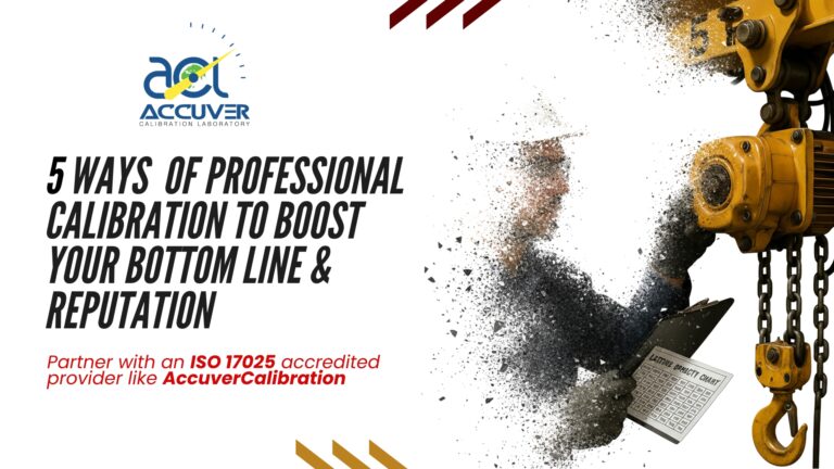 5 Ways Professional Calibration Boosts Your Bottom Line & Reputation