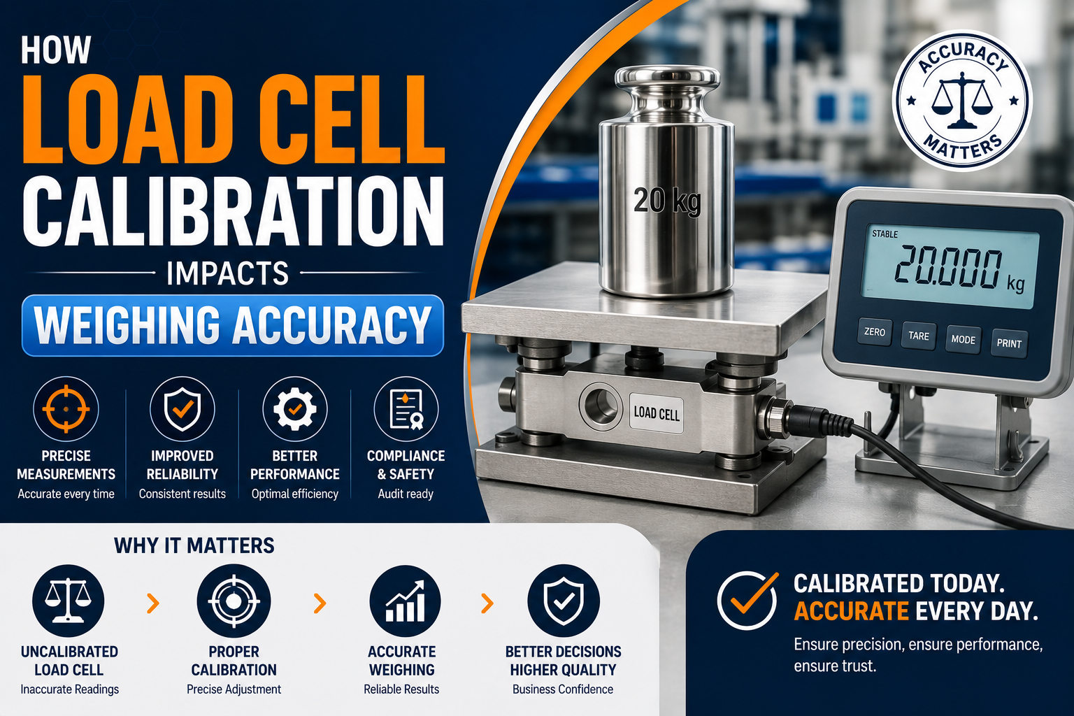 Read more about the article How Load Cell Calibration Impacts Weighing Accuracy